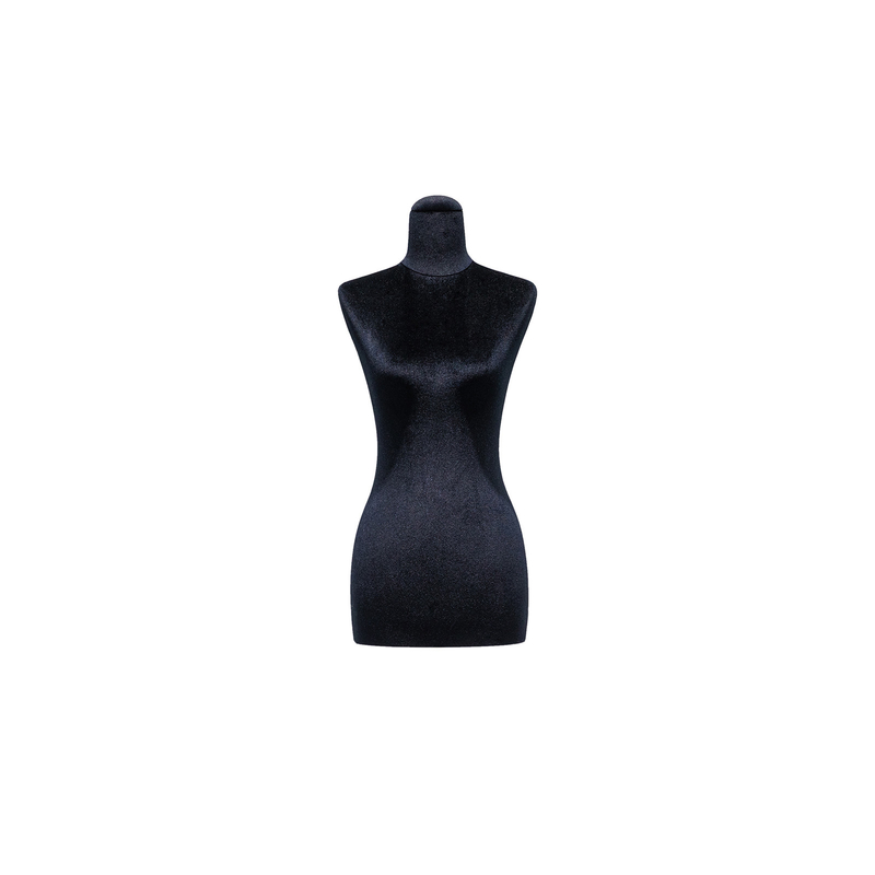 Muñeco de color sin cabeza y medio cuerpo Muñeco femenino resistente al desgaste sin brazos