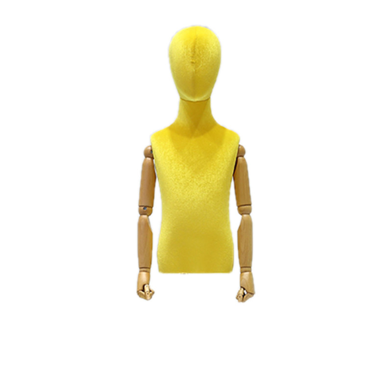 Colorido cuerpo masculino del maniquí de tela de lino para la exhibición de ropa