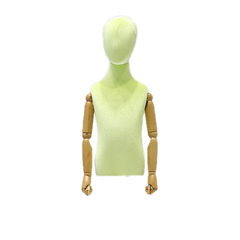 Colorido cuerpo masculino del maniquí de tela de lino para la exhibición de ropa