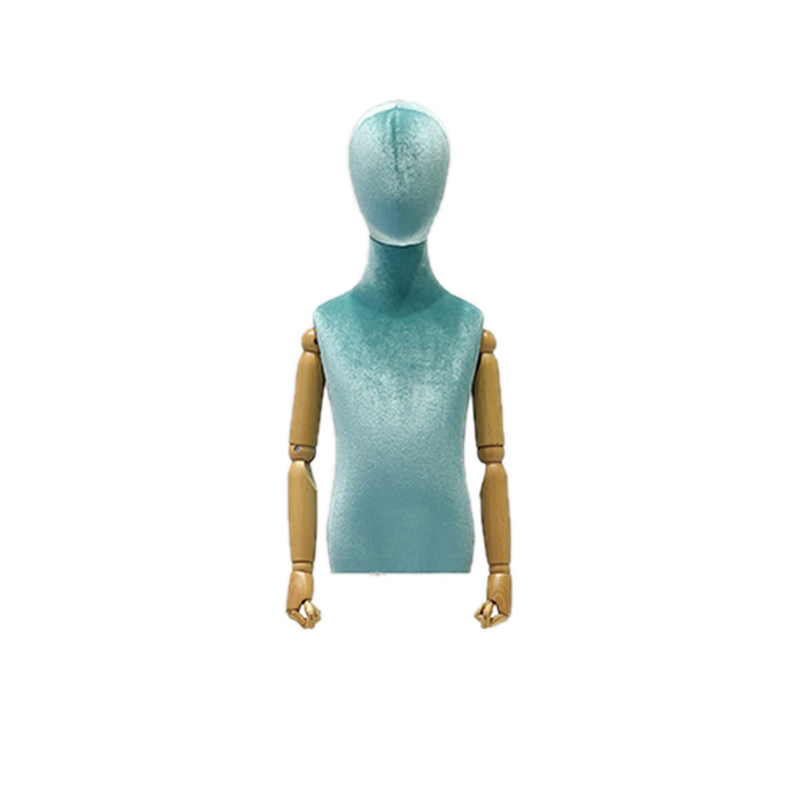 Colorido cuerpo masculino del maniquí de tela de lino para la exhibición de ropa